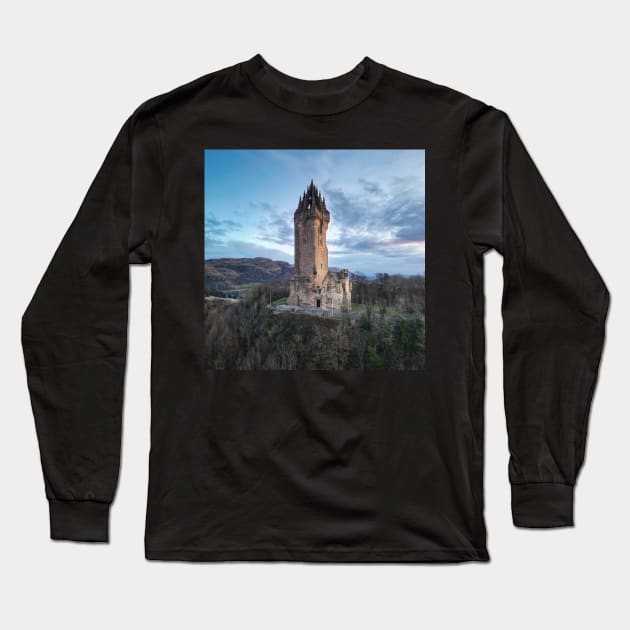 Stirling Wallace Monument Long Sleeve T-Shirt by TMcG72